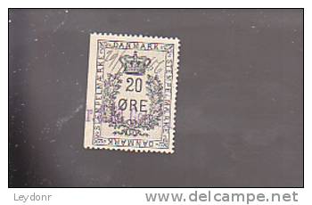 Danmark - 20 Ore - - Revenue Stamps