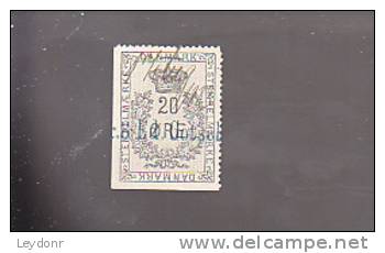 Danmark - 20 Ore - - Revenue Stamps