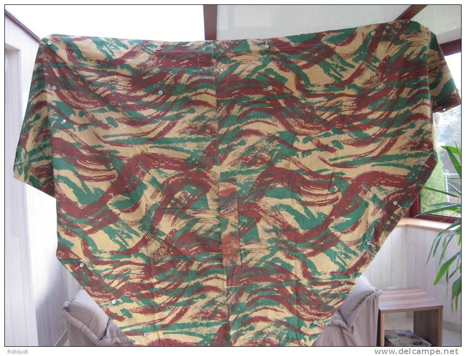 Toile De Tente Para Periode Guerre D'Indochine/Algerie. - Equipaggiamento