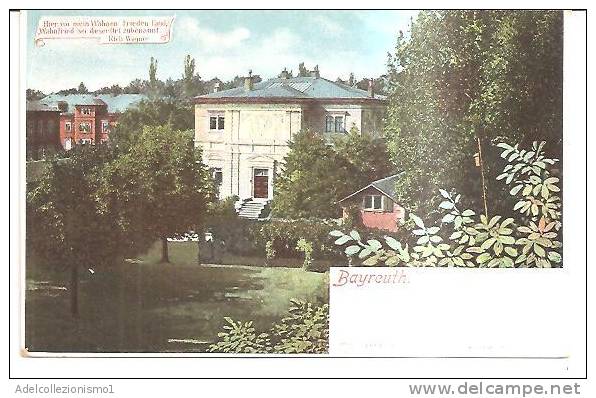 65325)cartolina Illustratoria Località Di Bayreuth - Panorama Aereo - Bayreuth