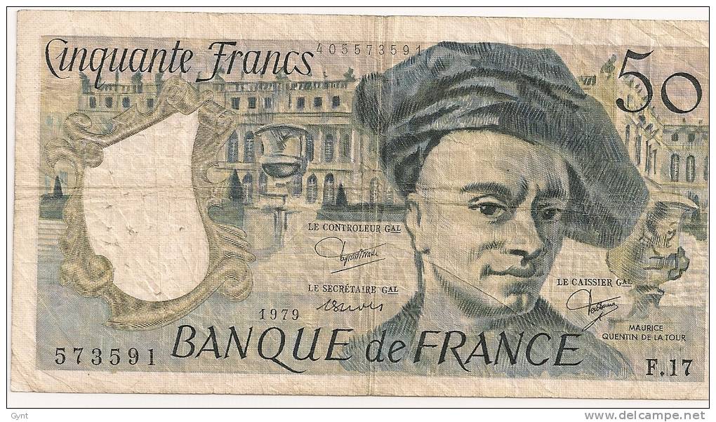 50 Francs QUENTIN DE LA TOUR Fayette 67-5 1979 - 50 F 1976-1992 ''quentin De La Tour''