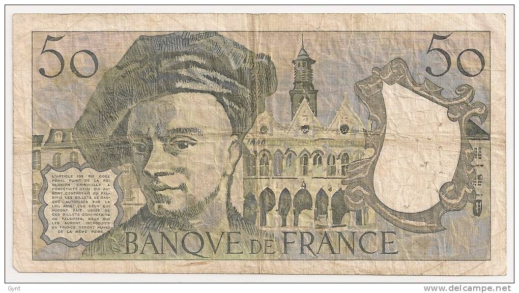 50 Francs QUENTIN DE LA TOUR Fayette 67-5 1979 - 50 F 1976-1992 ''Quentin De La Tour''