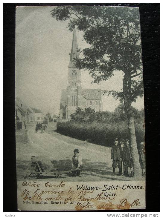 SINT STEVENS WOLUWE - Kerk - église - Verzonden - 1902 - Envoyée - Voorloper - Précurseur - Lot AM12 - Zaventem