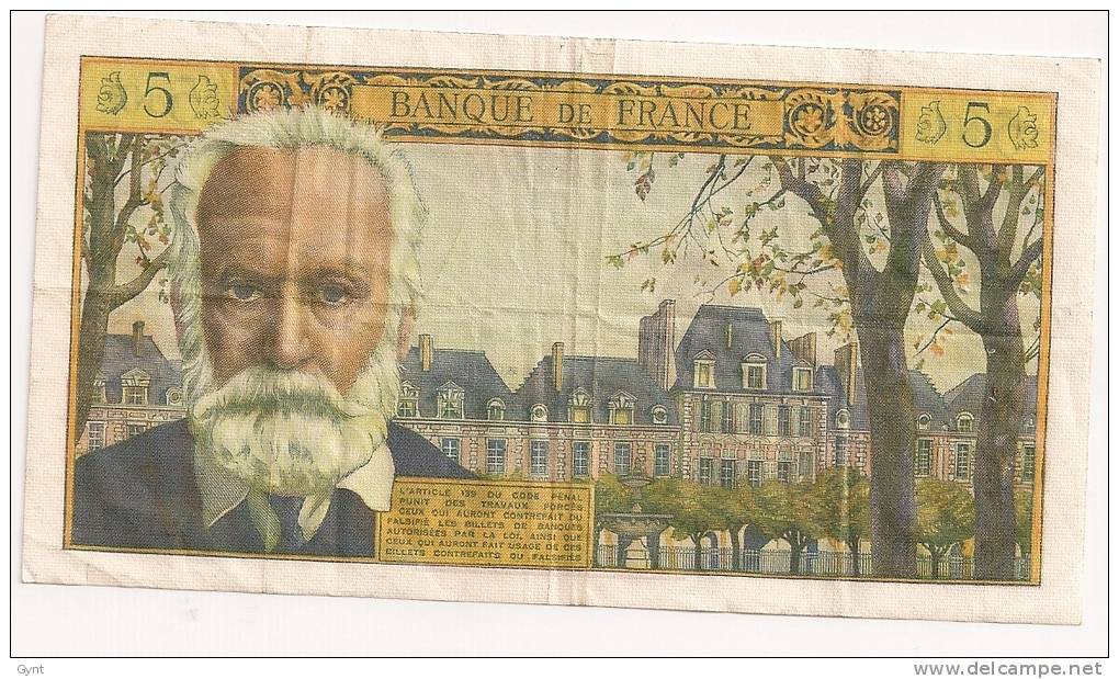 5 N F VICTOR HUGO Fayette 56-16  1.10.64  TTB - 5 NF 1959-1965 ''Victor Hugo''