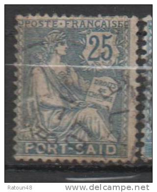 N° 28 - Oblitéré      - Type Mouchon     - Port Saïd - Used Stamps