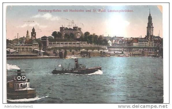 65348)cartolina Illustratoria Località Di Hamburg - Harburg