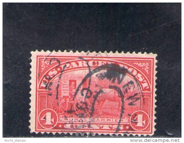 ETATS UNIES 1912 COLIS O - Paketmarken