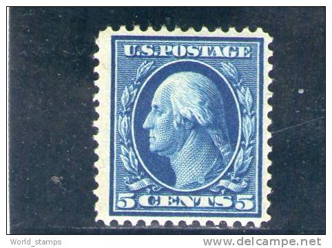 ETATS UNIES 1908-9 * DENT 12 - Unused Stamps