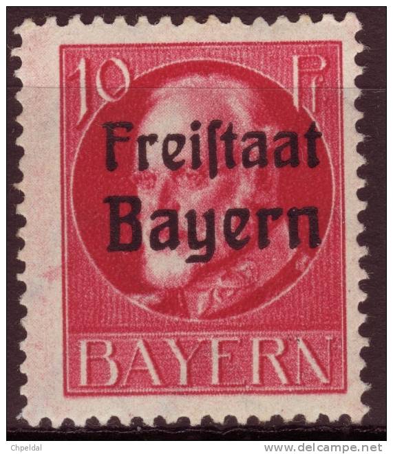 Bavière - Bayern / Y&T No 155* Mi Nr 155 A* / 0,30 € X 15% - Neufs