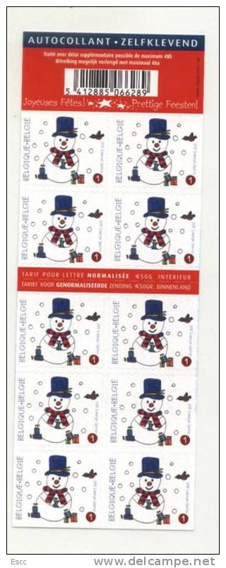 Mint  Stamp  Christmas, Snowman 2011 From Belgium - Unused Stamps