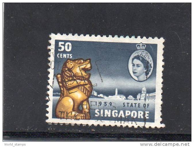 SINGAPORE 1959 O - Singapore (...-1959)