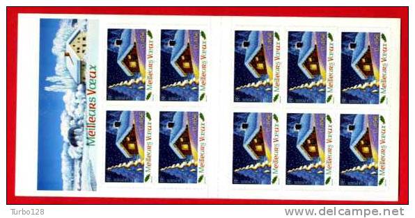 CARNET  N° BC3534A Meilleurs Voeux 2002 NON PLIE   Ier Chx. COTE: 15 E. - Commemoratives