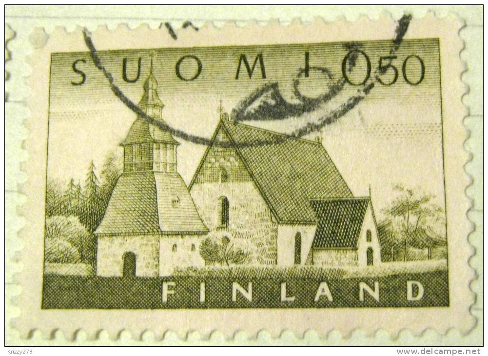 Finland 1957 Lammi Church 0.50m - Used - Used Stamps
