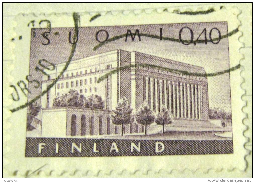 Finland 1957 Parliment Building 0.40 - Used - Used Stamps