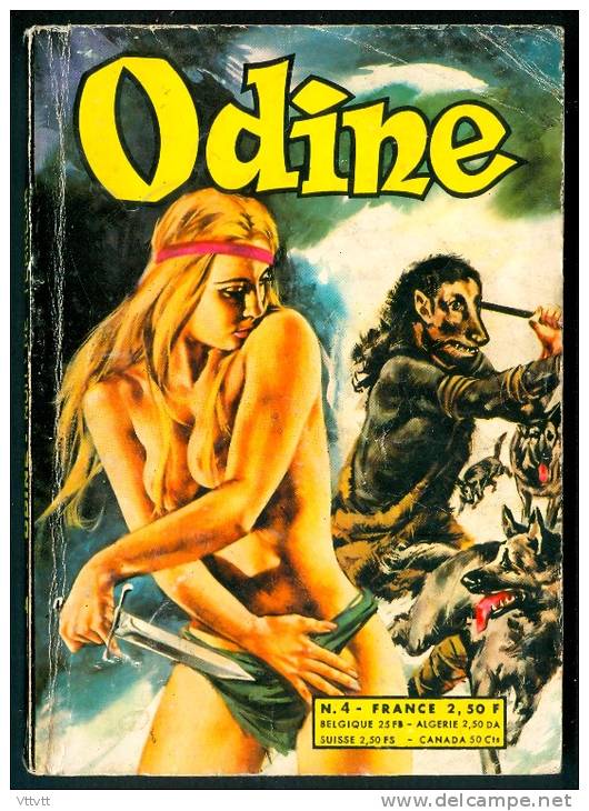 ODINE : Nuit De Terreur, N° 4, Octobre 1972, EDITIONS DE L'OCCIDENT, BRUXELLES - Small Size