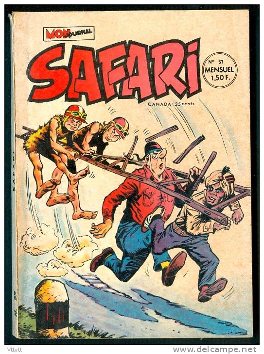 SAFARI : Katanga Joe, Une Balle Pour Pirouli, N° 57, Mai 1972, MON JOURNAL, EDITIONS AVENTURES ET VOYAGES - Safari