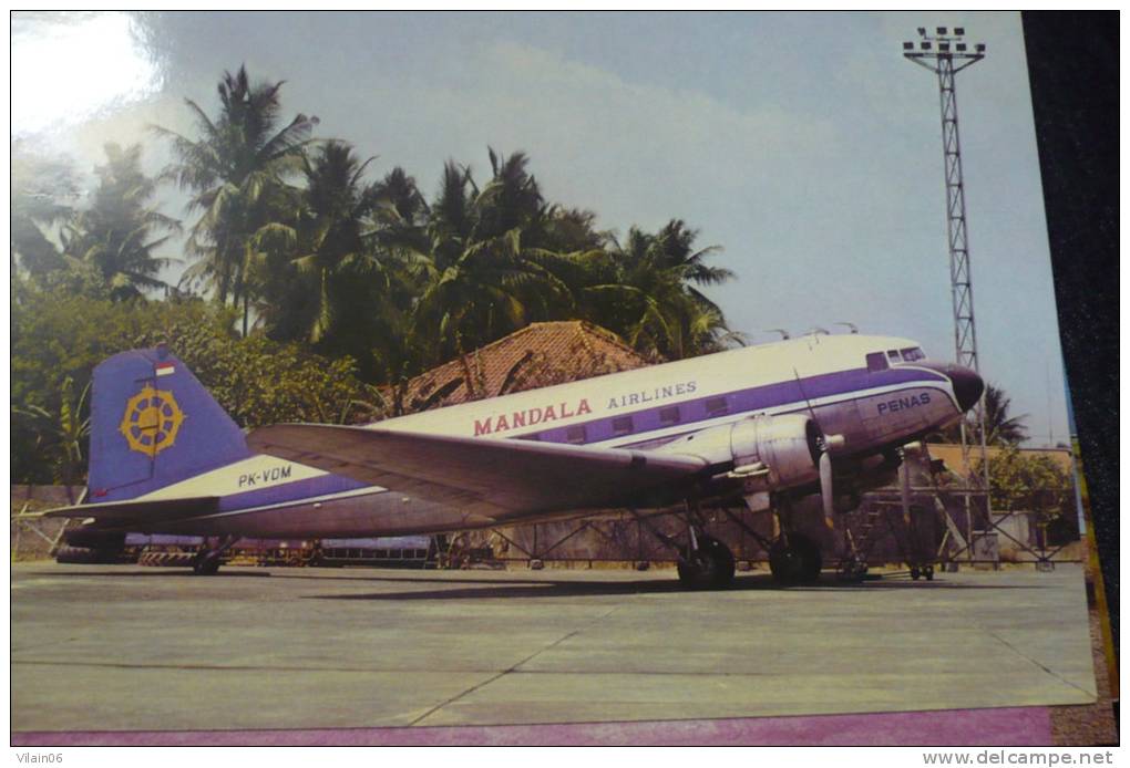 DC 3   MANDALA AIRLINES   PK VDM - 1946-....: Era Moderna