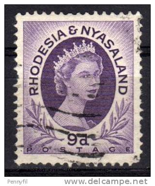 RHODESIA & NYASALAND – 1954 YT 8 USED - Rhodesia & Nyasaland (1954-1963)