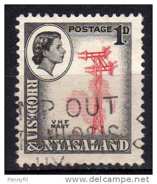 RHODESIA & NYASALAND – 1959/62 YT 20 USED - Rhodesia & Nyasaland (1954-1963)