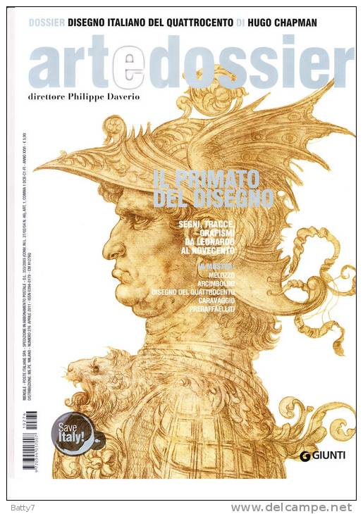 ARTEDOSSIER - RIVISTA DIRETTA DA PHILIPPE DAVERIO - APRILE 2011 - Kunst, Design, Decoratie