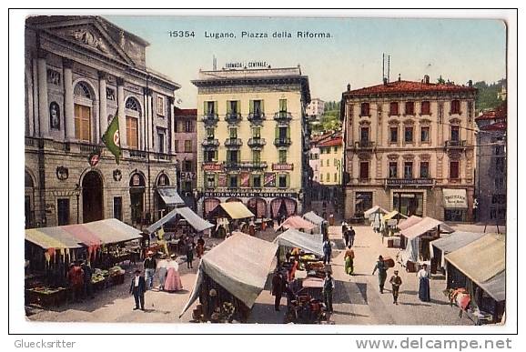 Lugano, Piazza Della Riforma  (G351) - Lugano