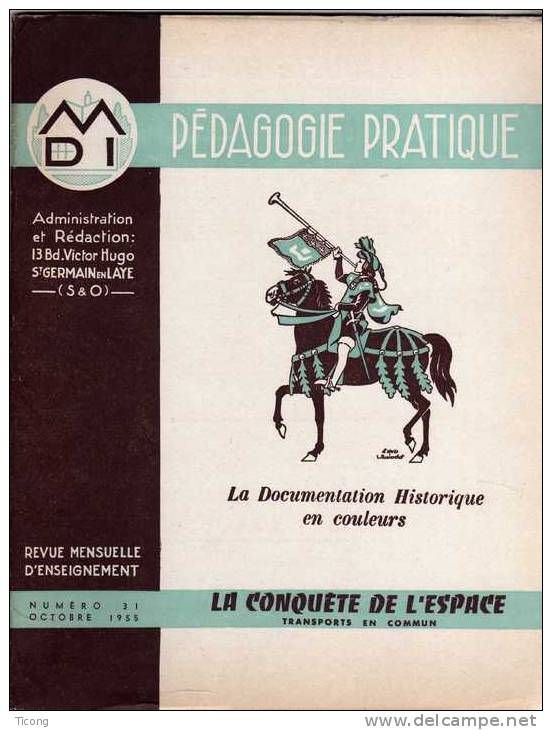 LA DOCUMENTATION HISTORIQUE EN COULEURS 1955 -TRANSPORT EN COMMUN   ( DOSSIER PHOTOS VOIR DETAIL ) - Chemin De Fer & Tramway