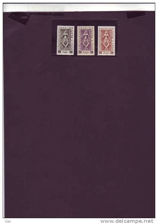 INDIA  1948 - Yvert 236-237-238** - Apsara - Unused Stamps