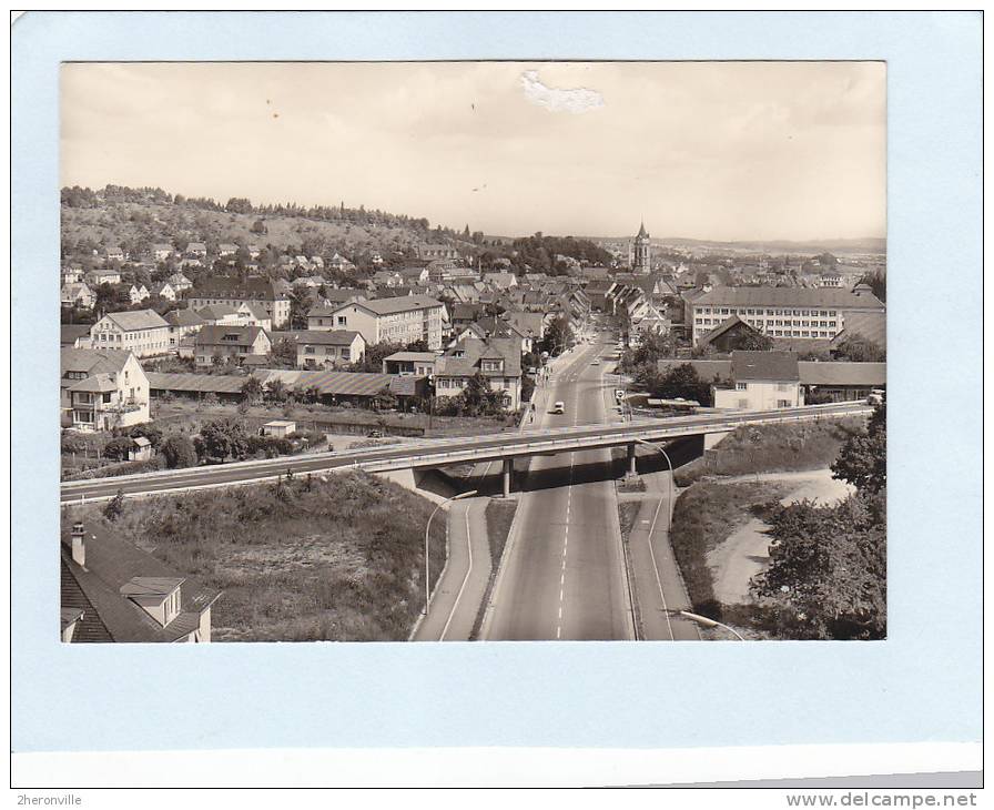 CPSM - D -  BALINGEN 746. Wilhem Kraut Strasse Und Bundesstrasse - Balingen