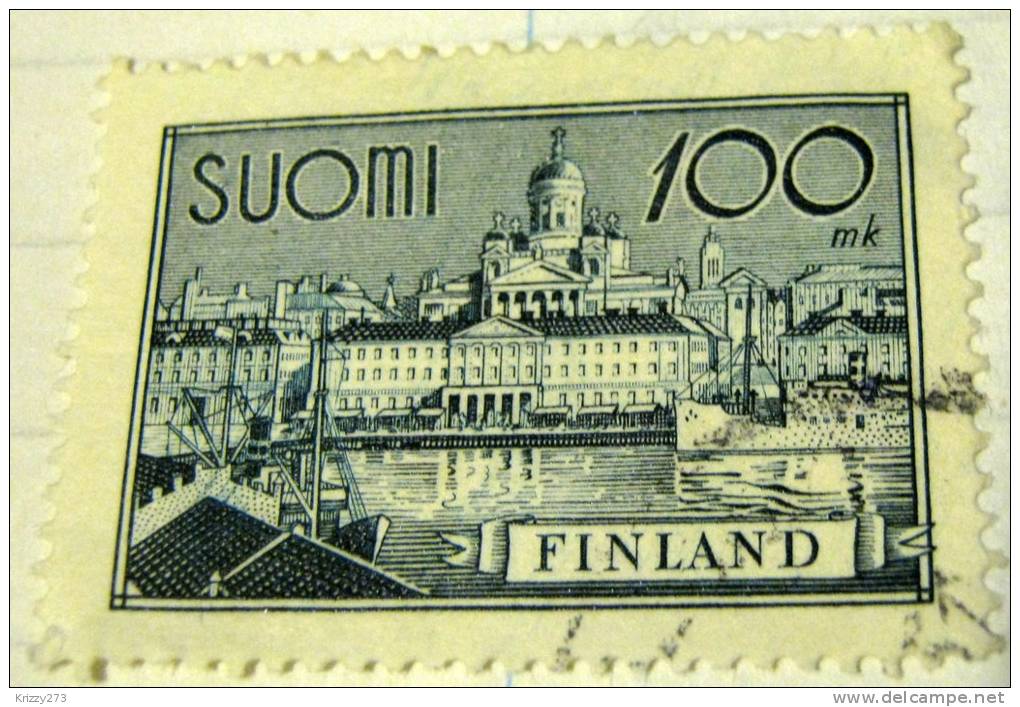 Finland 1957 Helsinki Harbour 100 - Used - Oblitérés