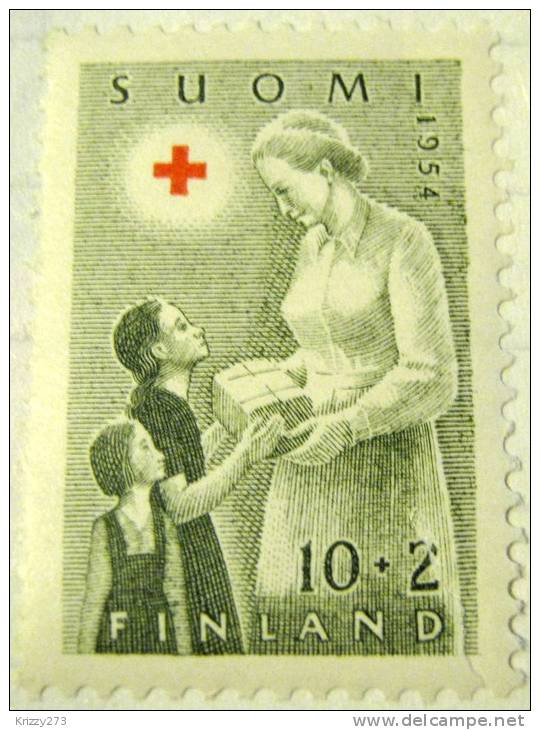 Finland 1954 Red Cross Parcels 10+2 - Mint Hinged - Unused Stamps