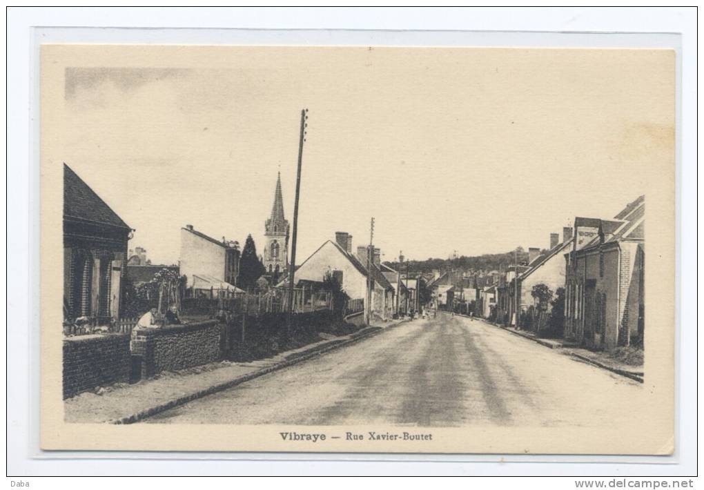 Vibraye. Rue Xavier-Boutet. - Vibraye