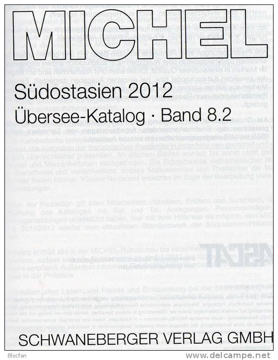 MlCHEL Südostasien Katalog Stamps 2012 Neu 74€ Band 8/2 Phillipinen Indonesien Kambodscha Laos Malaysia Thailand Vietnam - Otros & Sin Clasificación