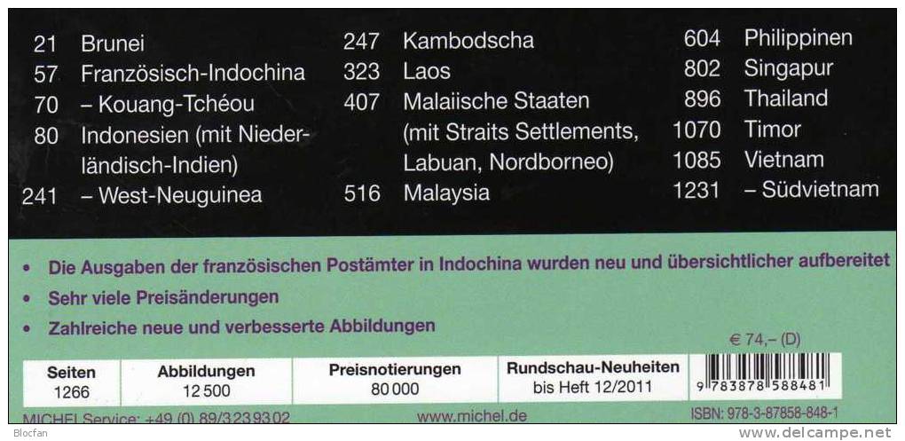 MlCHEL Südostasien Katalog Stamps 2012 Neu 74€ Band 8/2 Phillipinen Indonesien Kambodscha Laos Malaysia Thailand Vietnam - Andere & Zonder Classificatie