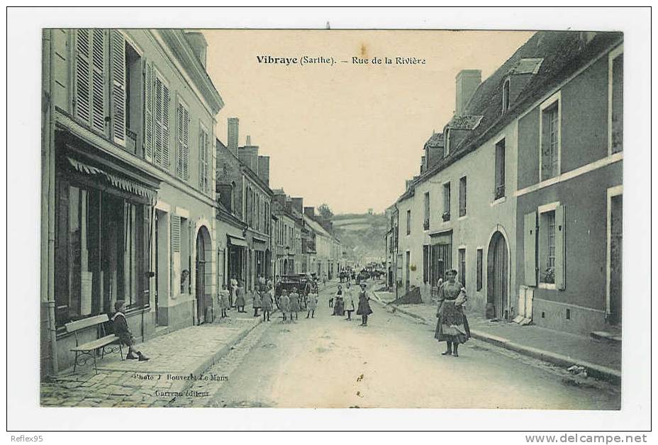 VIBRAYE - Rue De La Rivière - Vibraye
