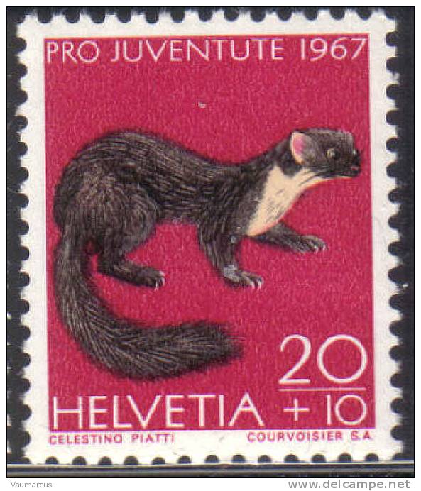 Zu J 221 PRO JUVENTUTE 1967 ** / MNH - Ongebruikt