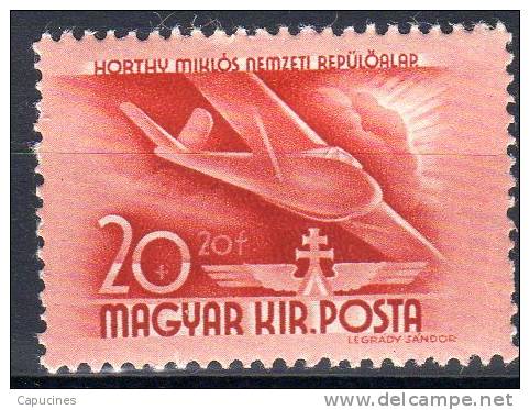 HONGRIE  - 1941 "Pour La Fondation Aérienne Horthy"  - N° PA 47C* - Unused Stamps