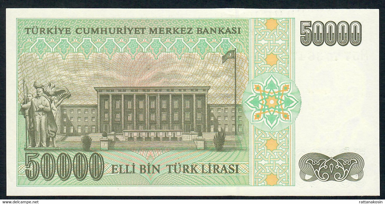 TURKEY P204 50.000  LIRA  1995 #M57   UNC. - Turquie