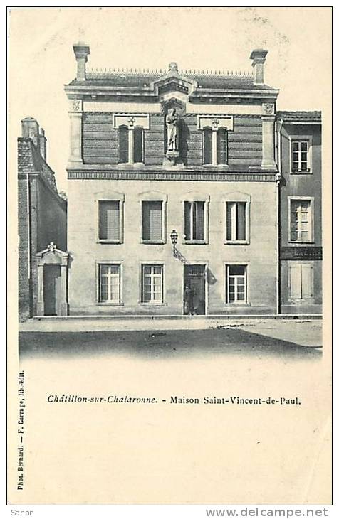 01 , CHATILLON SUR CHALARONNE , Maison St Vincent De Paul , * 155 75 - Châtillon-sur-Chalaronne