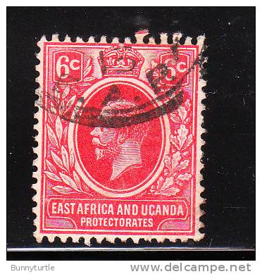 East Africa & Uganda Protectorate 1912-18 King George V 6c Used - East Africa & Uganda Protectorates