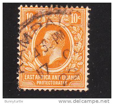 East Africa & Uganda Protectorate 1912-18 King George V 10c Used - East Africa & Uganda Protectorates