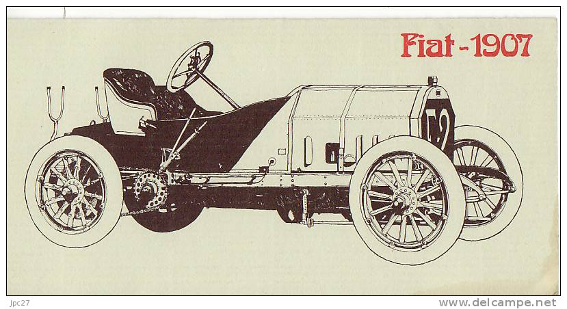 Unique FIAT 1907 Avec Desciptif - Automobili