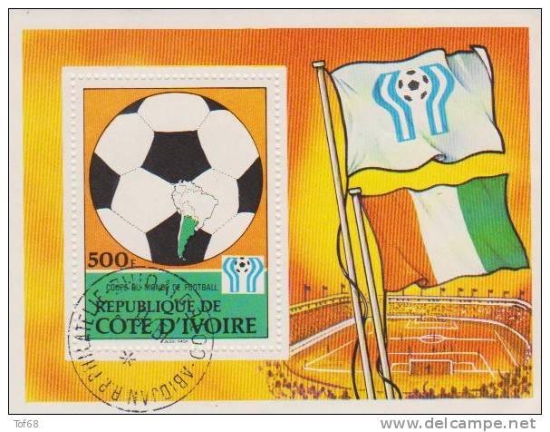 Football Coupe Du Monde Argentine 1978 République De Cote D'ivoire - 1978 – Argentina