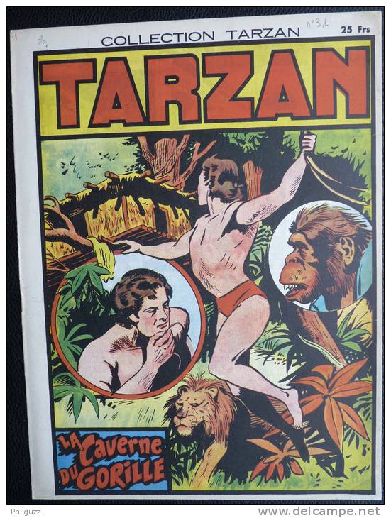 RECIT COMPLET TARZAN (collection) 31 Editions MONDIALES - Tarzan