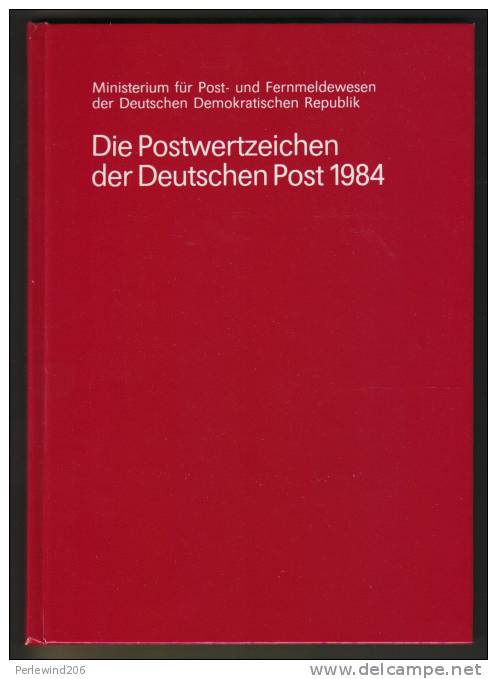 DDR: Jahrbuch 1984: Die Postwertzeichen Der Deutschen Post Postfrisch In Der Originalverpackung ! - Ungebraucht