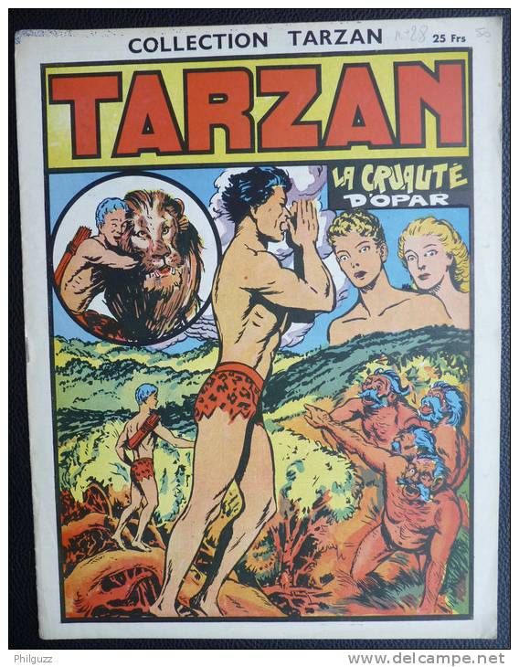 RECIT COMPLET TARZAN (collection) 28 Editions MONDIALES - Tarzan