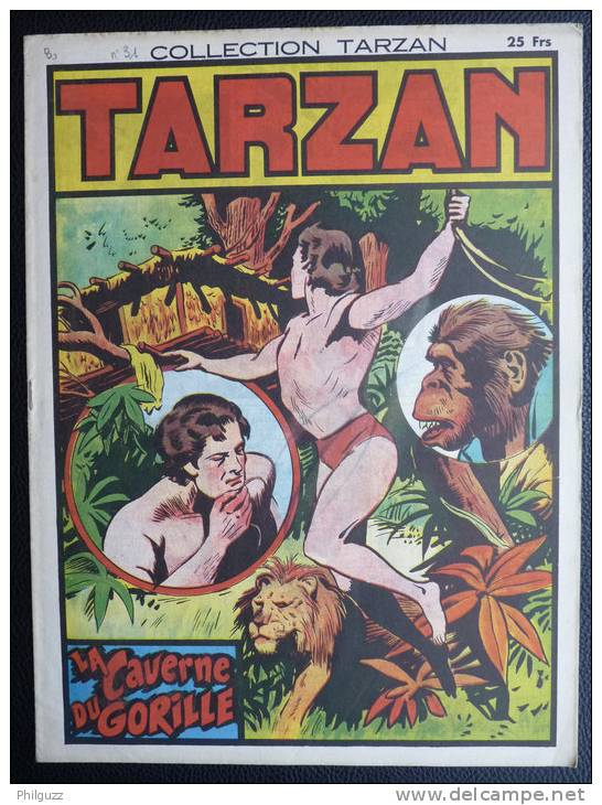 RECIT COMPLET TARZAN (collection) 31 Editions MONDIALES (2) - Tarzan