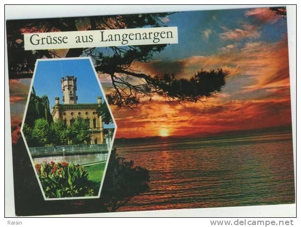 Allemagne Grüsse Aus Langenargen  Am Bodensee  Schloss Montfort  Coucher De Soleil  TBE - Langenargen