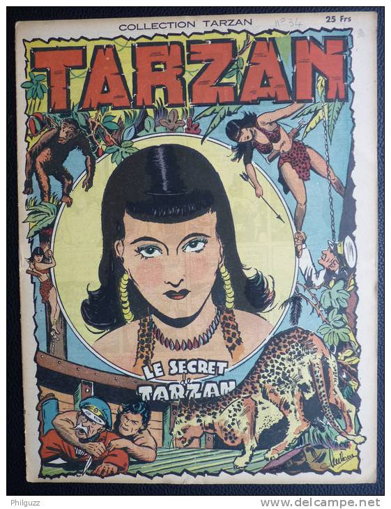 RECIT COMPLET TARZAN (collection) 34 Editions MONDIALES - Tarzan