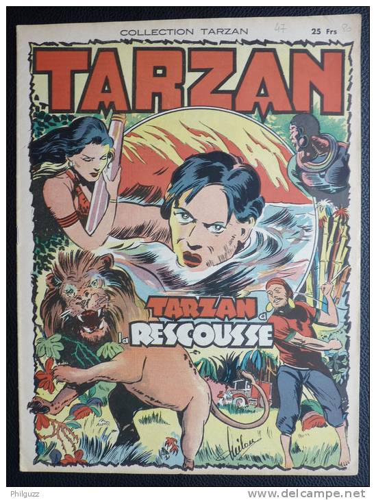 RECIT COMPLET TARZAN (collection) 47 Editions MONDIALES - Tarzan