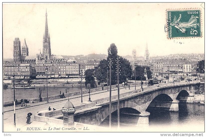 ROUEN  Le Pont Corneille  TTB - Rouen